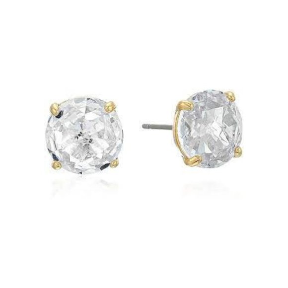 kate spade Jewelry Nwt Kate Spade Crystal Round Large Gold Stud Earring Poshmark